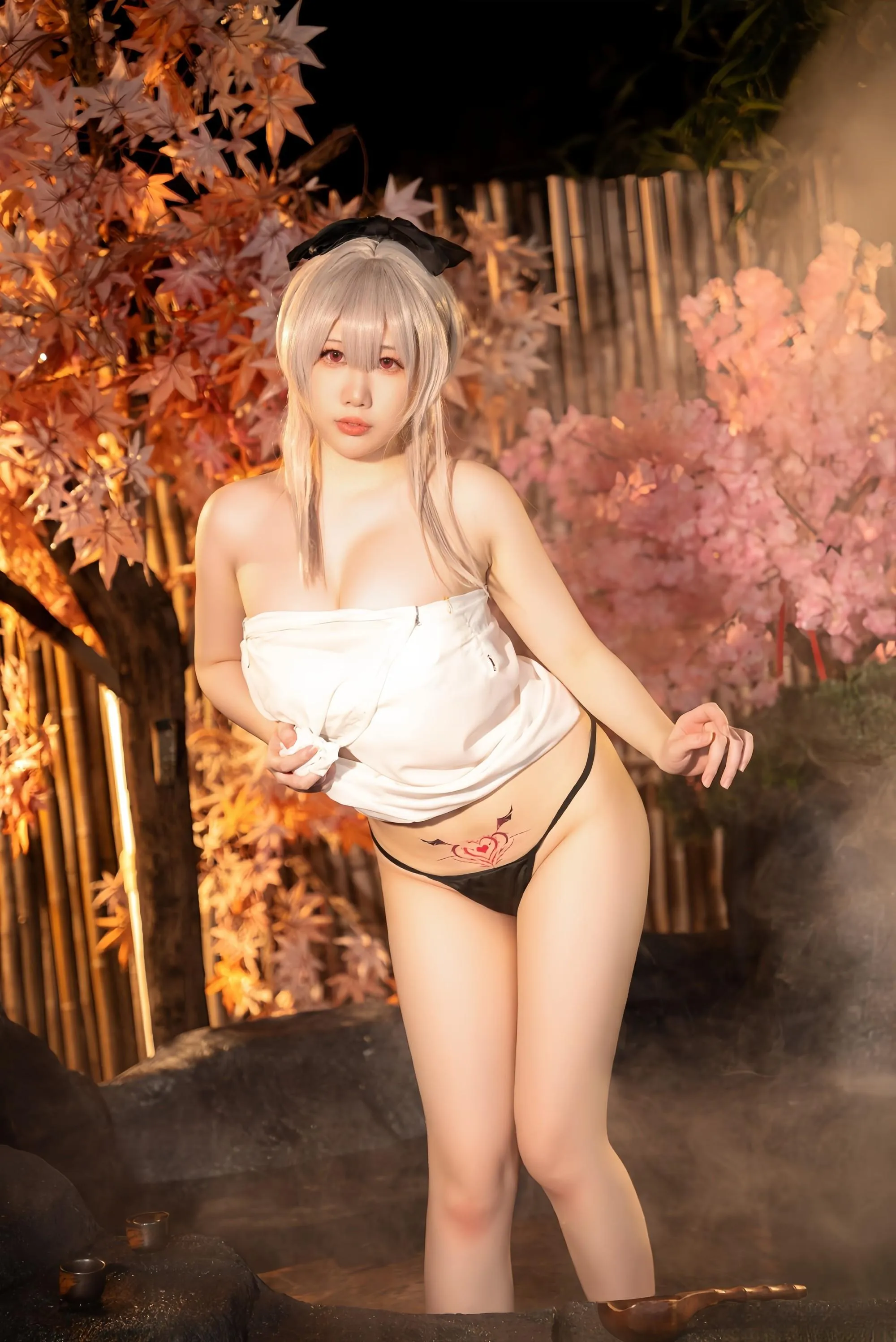 九言 – NO.54 小瑶幺幺喜茶苍苍子 碧蓝温泉 [64P]插图8